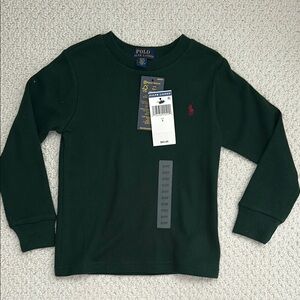 Polo by Ralph Lauren Kids Green Long Sleeve Shirt